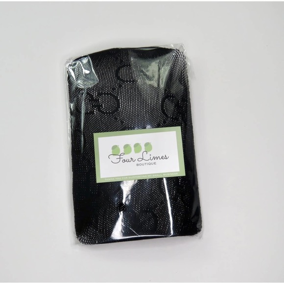 Black GG Tights (Large Monogram) - Picture 3 of 3